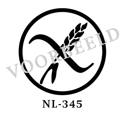 Glutenvrij logo voorbeeld
