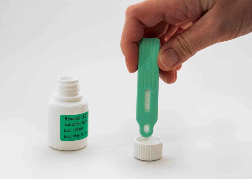 Bestel gluten (Gliadine) sneltest Reveal Rapid 3D Allergenen Consultancy