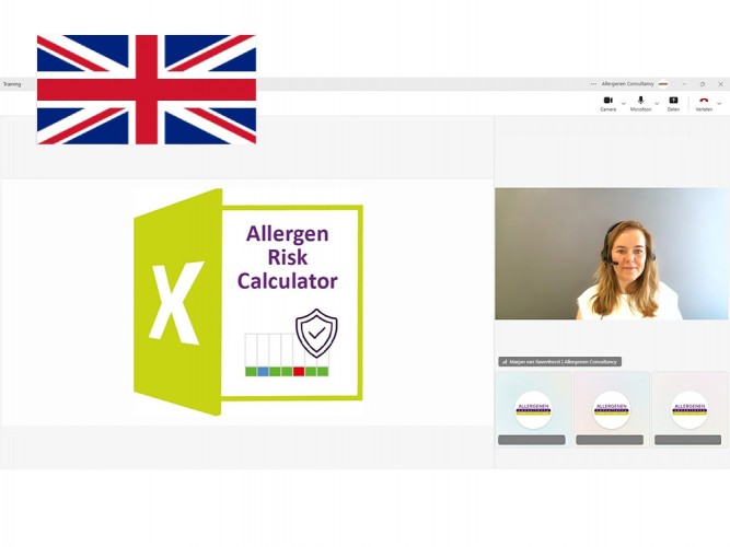 Training risk assessment cross-contact allergens (VITAL) English web-based