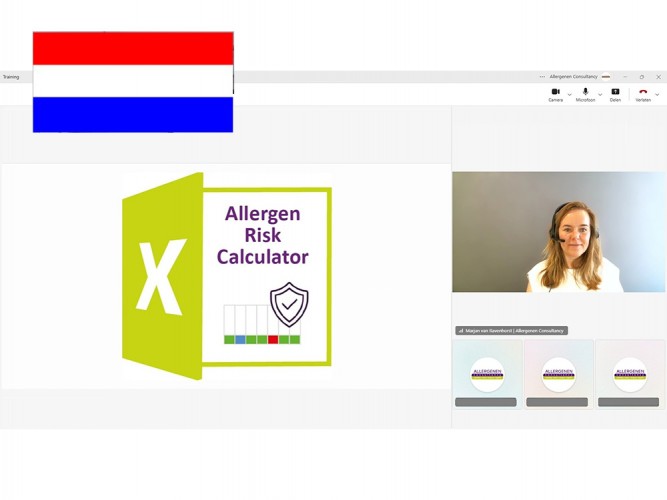 Training risicoberekening kruisbesmetting allergenen (VITAL) web-based