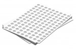 Allergeneniconen stickervel transparant selderij