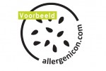 Allergeneniconen stickervel transparant sesam